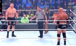 Video: This match of Goldberg vs Brock Lesnar will surprise you