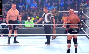 Video: This match of Goldberg vs Brock Lesnar will surprise you