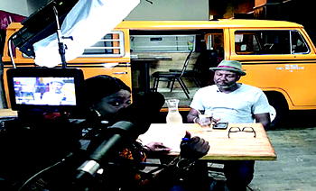 Lagos Danfo found in US restaurant With inscription: “Ojuelegba, enter with your change oh!”