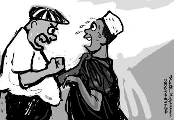 How a violent lover got more than he bargained for!