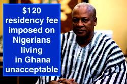 Gaya protests $120 residency fee in Ghana