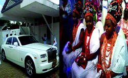 Oba of Benin’s pretty wives and Rolls Royce