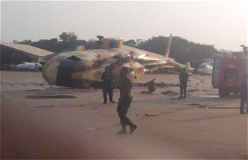 Presidential chopper released to NAF crashes in Makurdi