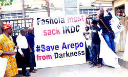 Arepo residents in protest over 3 months power outage