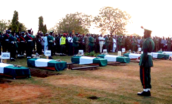 Video: Tears as Army buries slain heroes