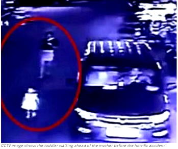 Car crushes baby as mom checks phone