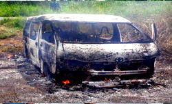 7-yr-old boy, 2 others burnt  to death in East-West Road crash