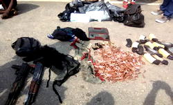 Warrant Officer arrested with huge  cache of arms