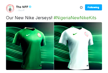 Super Eagles get new jersey for Algeria clash