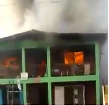 New Year Day disaster: Fire guts popular Marian Market in Calabar