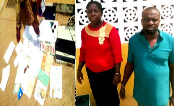 Police arrest 2 over production of fake number plates