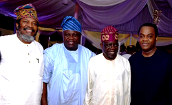 Photos: Tinubu, Ambode at “evening of music and camaraderie” in Lagos
