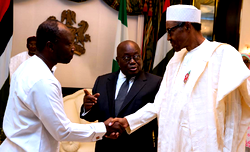 Breaking: Buhari, ECOWAS presidents in crucial meeting over Gambia’s Jammeh’s fate