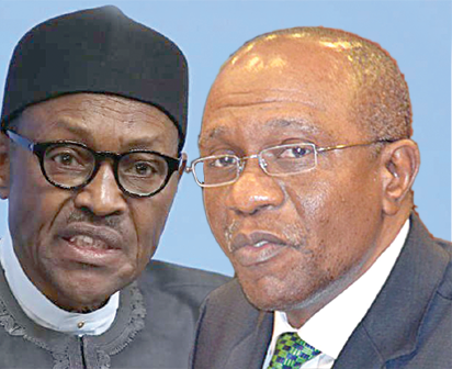 Buhari CBN Naira down marginally as CBN injects $210m