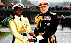 UK decorates Nigerian Naval officer with sword of honour