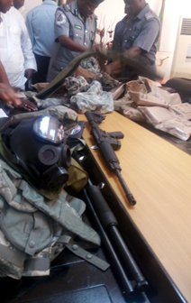 Cache of ammunitions, other military hardware discovered in imported vehicle