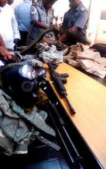 Cache of ammunitions, other military hardware discovered in imported vehicle