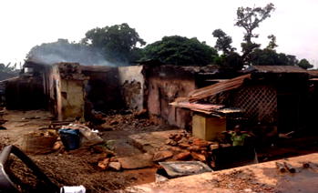 Firemen run out of water, as inferno guts Delta market