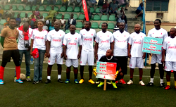 HIV: Ex-Super Eagles stars play against nollywood stars to raise awareness