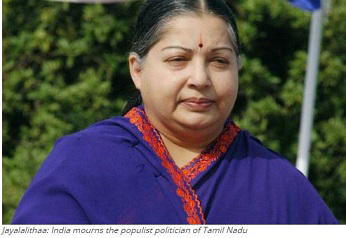 India’s Iron lady Jayalalithaa is dead