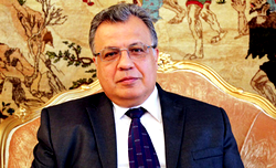 VIDEO: Moment Russian Ambassador Karlov was shot dead