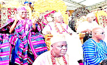 When Ooni, Fayose, Ekiti monarchs fraternize for Yoruba unity