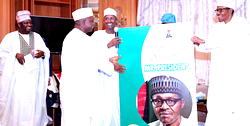 Photos: President Buhari receives Christmas cards