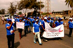 11-hour protest over Apapa ports traffic gridlock