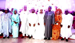 President Buhari, Saraki, Dogara, others grace Tambuwal daughter’s wedding