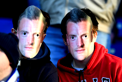 Leicester protest Vardy’s ban with masks