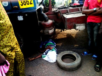 Woman trapped to death in Lagos on way from bank