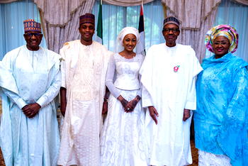 Osinbajo, Tinubu, Oyegun Saraki, Dogara, others grace Buhari’s daughter’s wedding in Abuja