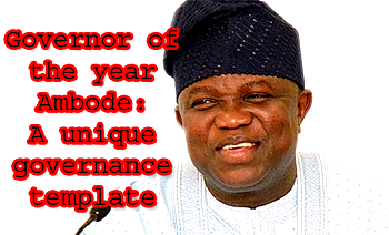 Governor of the year Ambode:  A unique governance template