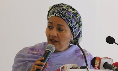 Amina Mohammed as Deputy secretary general of the UN