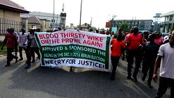 Breaking: Massive protest as APC supporters shut down Port Harcourt