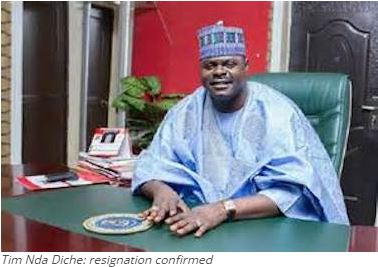 Tim Diche, Kogi commissioner quits