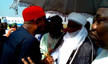 Sultan and his Igbo friends
