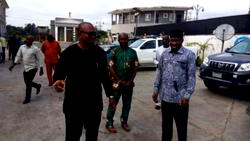 Photos: Peter Obi pays Xmas visit to Jonathan in Otuoke