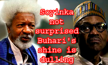 Nigeria’s Soyinka not surprised Buhari’s shine is dulling