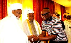 Bridge building: Sultan visits Fayose in Ekiti