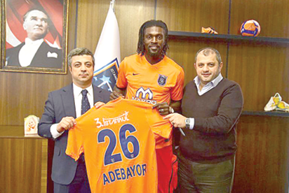 Adebayor joins Istanbul Basaksehir