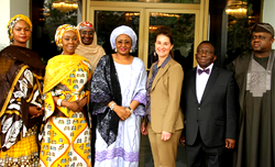 Photos: Aisha Buhari, Melinda Gate meet at Presidential villa