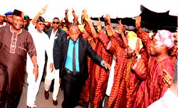 Photos: Osun pensioners stage solidarity rally for Aregbesola