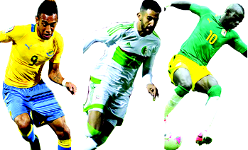AFCON Gabon 2017: Aubameyang, Mahrez, Mane target Cup of Nations glory
