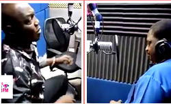 Trending: Watch Afro-beat singer Dede walks out on Adesina during radio programme