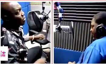 Afro-beat singer, Dede Mabiaku, angrily storm out of radio interview