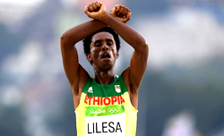 Exile Ethiopian marathon runner misses wife