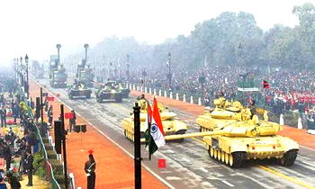 India shows U.S, World her military might