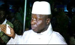 Video: Watch Jammeh fly out of Gambia to exile after finally stepping down