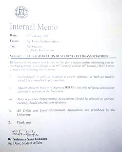 No to discrimination in Katsina varsity